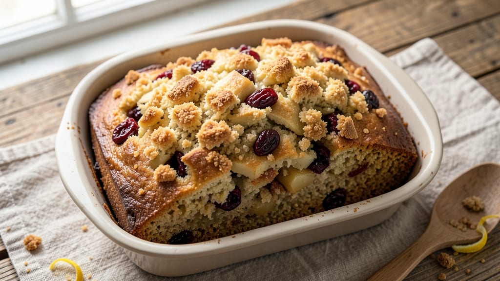 Apple Cranberry Bread Recipe With Dried Cranberries: Tart-Sweet Swirls Locking In Moisture