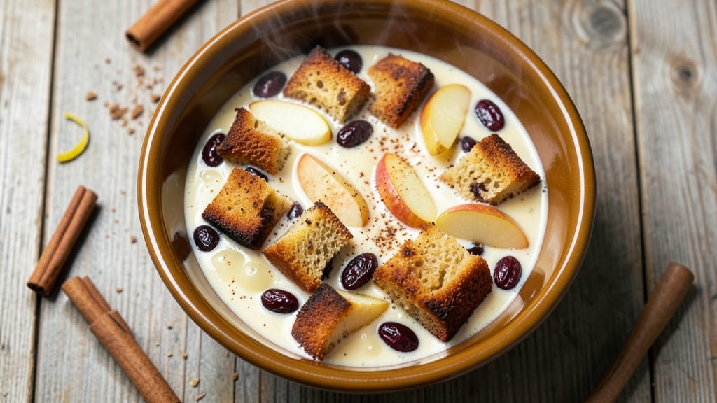 Apple Raisin Bread Pudding Recipe: Spiced Warmth With Gooey Raisin Bursts