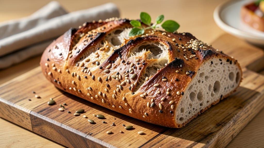 7 Seed Bread Recipe: Whole Grain Crust With Nutty Seeds and Light Crumb