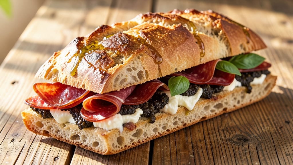 Authentic Muffuletta Bread Recipe: Olive-Stuffed Layers of Sicilian Flavor