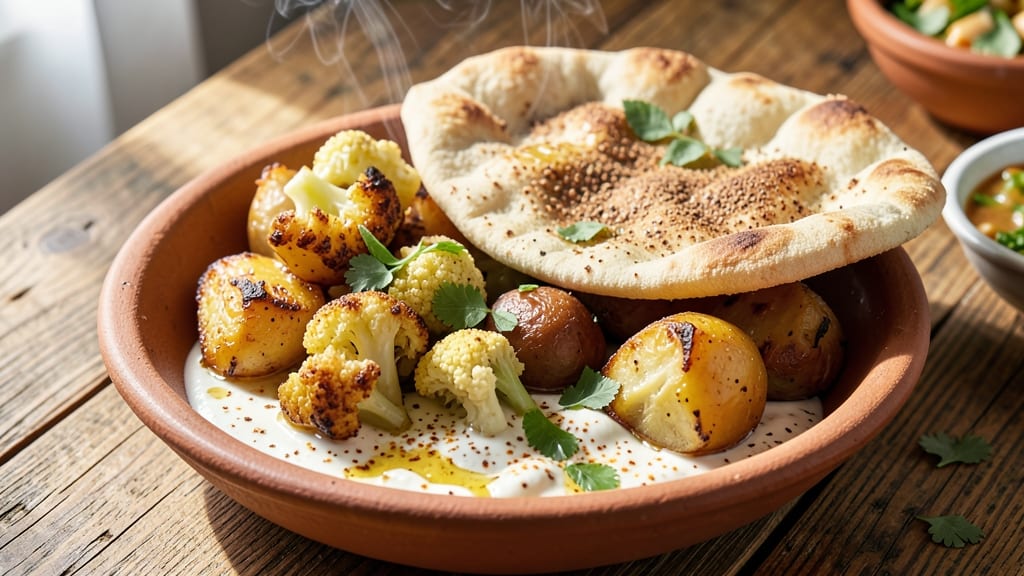 Aloo Gobi Bread Recipe: Spiced Potato and Cauliflower Stuffed Flatbread