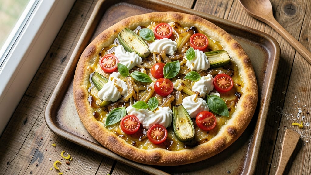 Artichoke Flatbread Pizza Recipe: Herb-Infused Crisp With Gooey Cheese Pull