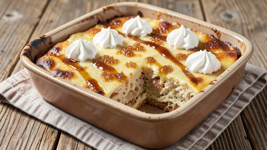 Artisan Bread Pudding Recipe: Caramelized Whiskey Swirls and Crispy Top