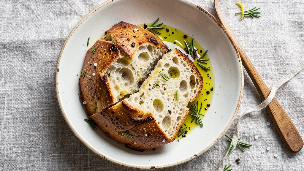Artisan Olive Oil Bread Recipe: Golden Crust Infused With Herbal Brilliance