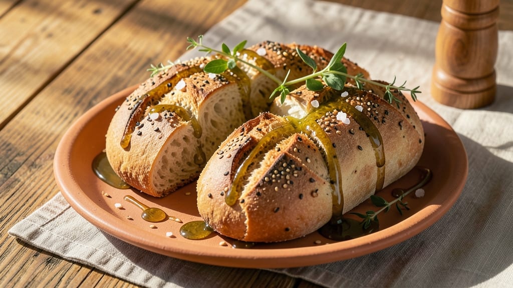 Ancient Egypt Bread Recipe: Pharaoh's Crispy Flatbread With Honeyed Twist