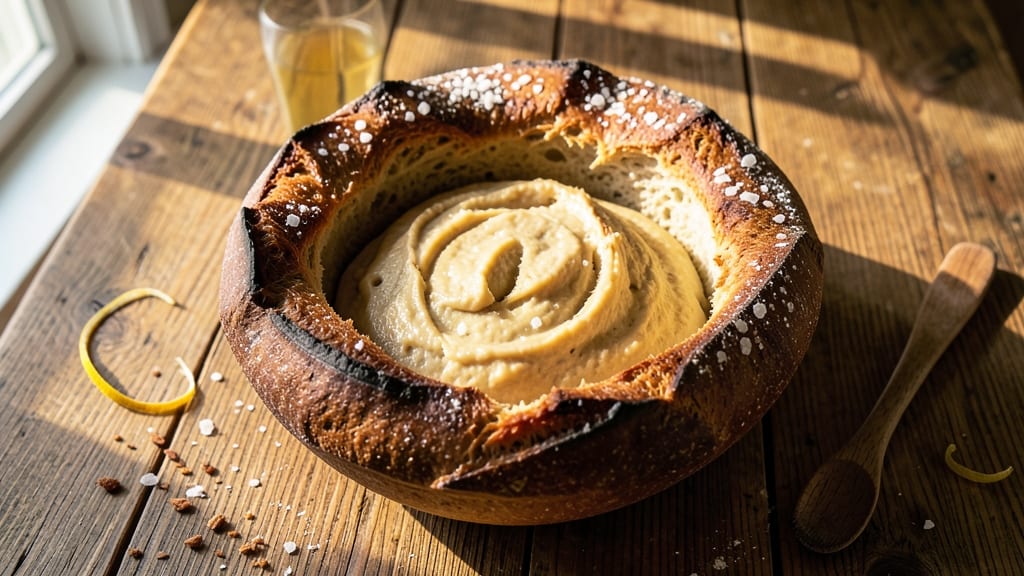 Artisan Sourdough Bread Bowl Recipe: Hollowed Crust Perfect for Soups and Stews