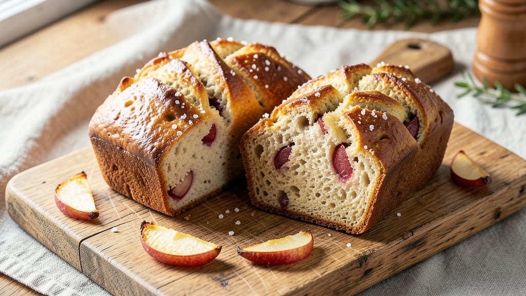 Apple Bread Recipe for 2 Loaves: Moist Crumb With Caramelized Apple Filling