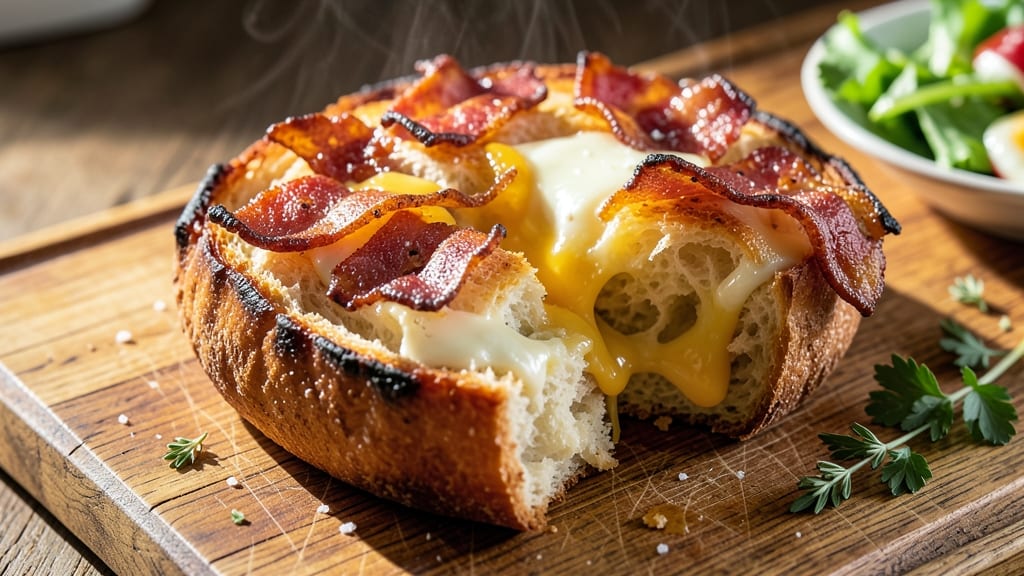 Bacon and Cheese Pull Apart Bread Recipe: Smoky-Savory Layers That Shatter With Every Tear