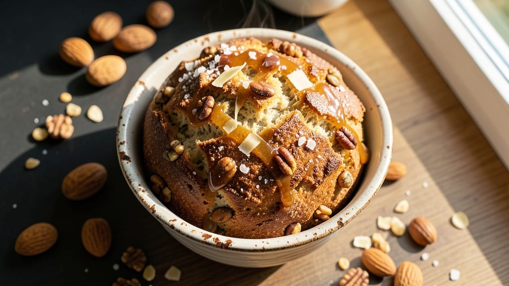 Almond Flour Nut Bread Recipe: Moist Crumb With Crunchy Nutty Topping