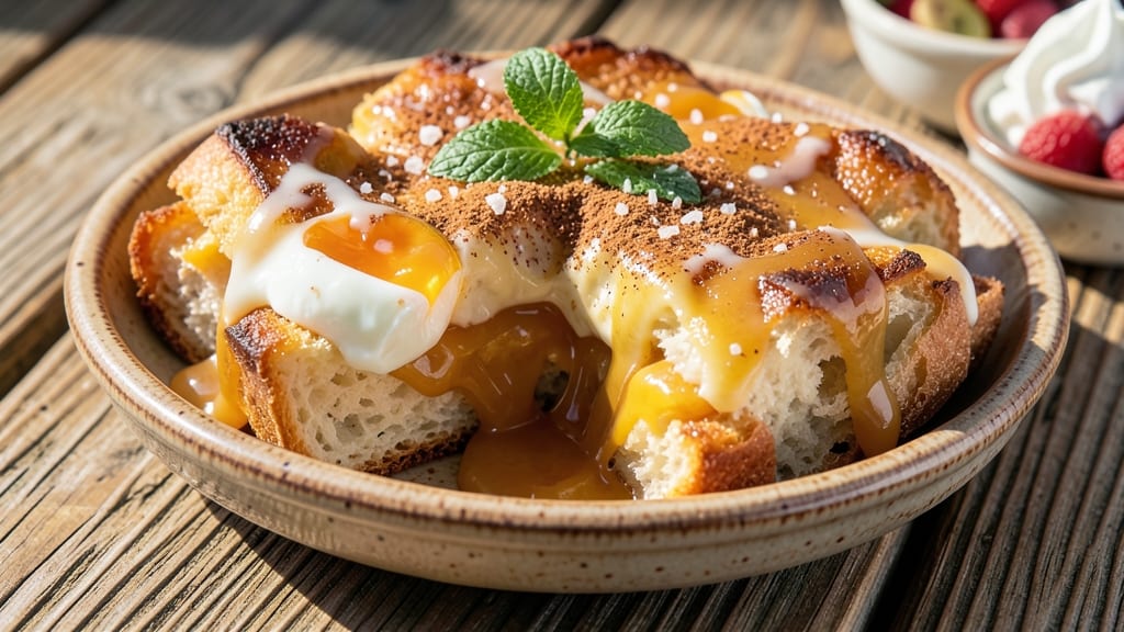 Authentic Mexican Bread Pudding Recipe: Cinnamon-Churro Crunch with Warm Spiced Filling
