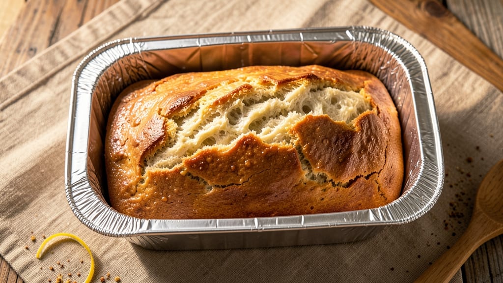 9x5 Bread Recipe: No-Knead Foil Trick for Artisan Crust