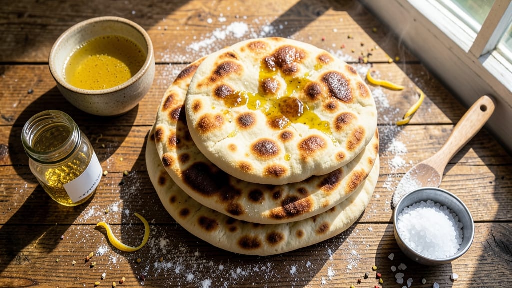 Armenian Pita Bread Recipe: Warm Za'atar Aroma Locked in Foil-Sealed Layers