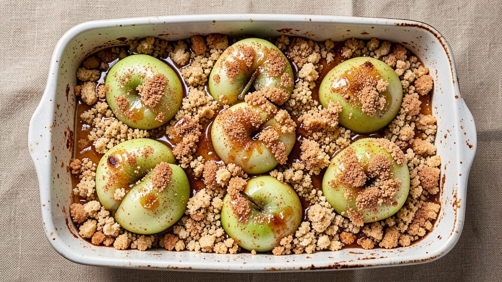 Apple Brown Betty Recipe With Bread Crumbs: Warm Spiced Apple Crunch in One Bowl