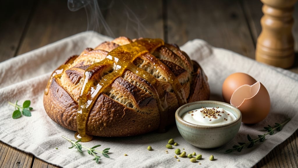 Armenian Gata Bread Recipe: Za'atar-Spiced Crust With Honey-Sweetened Softness