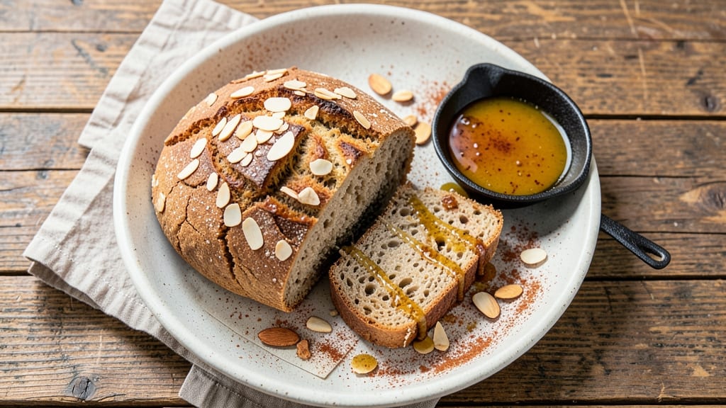 Almond Flour Unleavened Bread Recipe: Crunchy Crust With Nutty Softness Inside