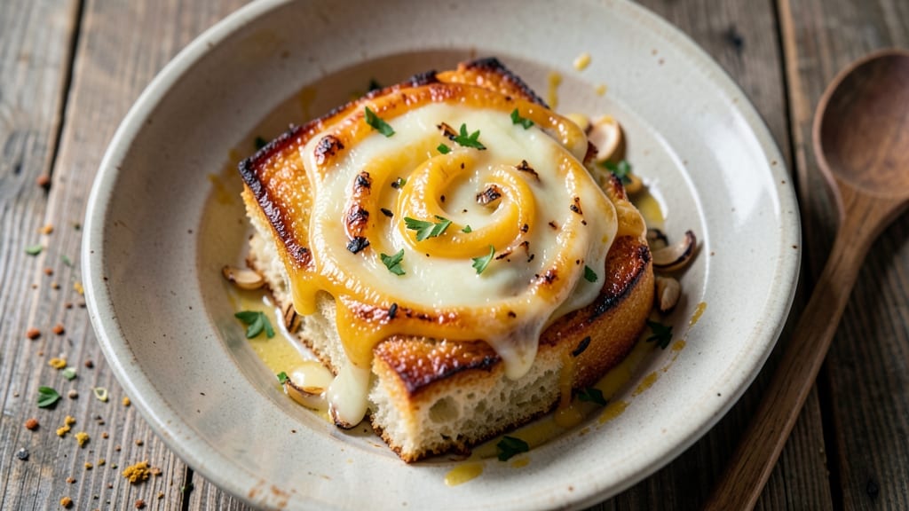 85-Degree Garlic Cheese Bread Recipe: Melted Mozzarella and Toasted Garlic Crunch