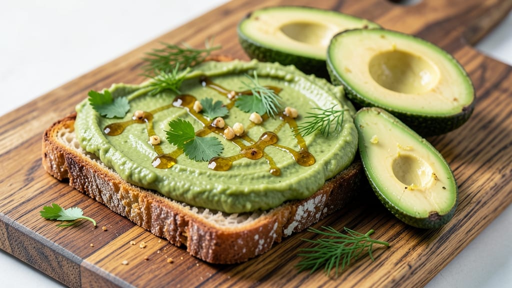 Avocado Bread Spread Recipe: Creamy Green Goddess With Crunchy Topping Twist