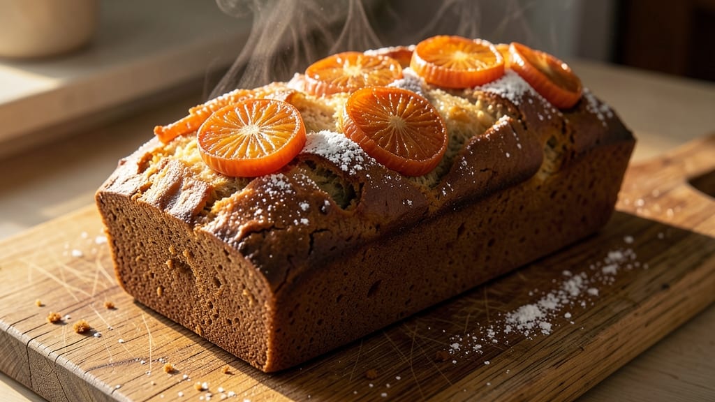 American Persimmon Bread Recipe: Sweet-Tart Fruit Swirls in Buttery Loaf