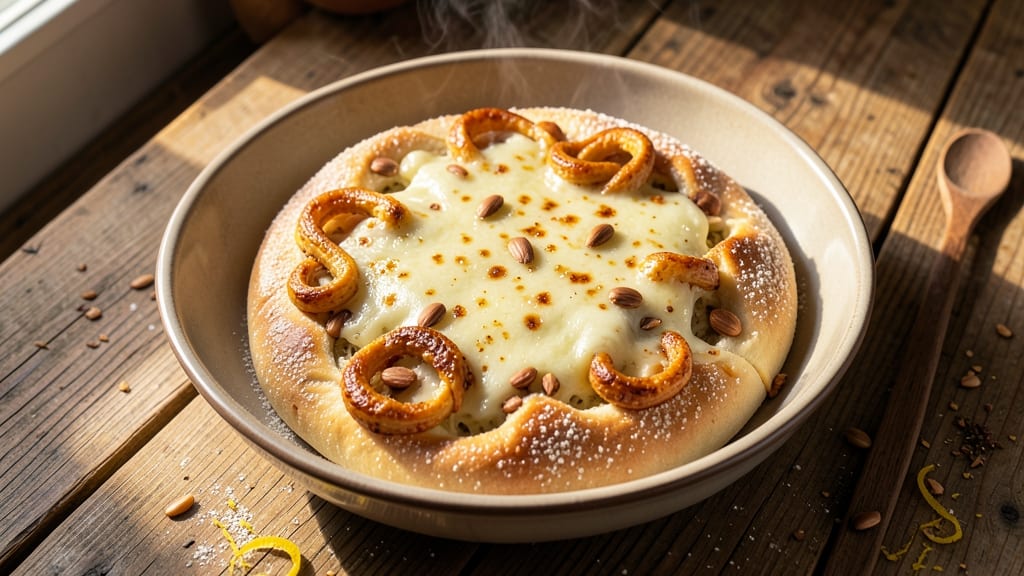 Arabic Cheese Bread Recipe: Za'atar-Spiced Crust With Melty Cheese Pulls