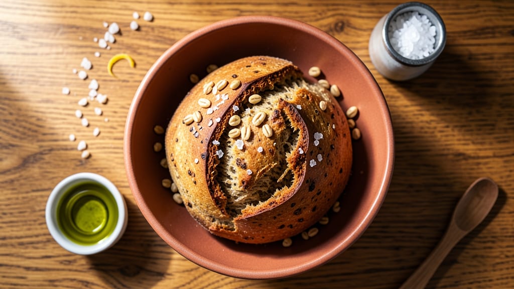 60-Minute Whole Wheat Bread Recipe: No-Knead Foil Trick for Artisan Crust