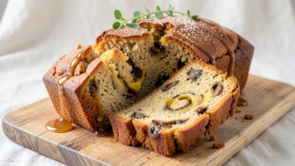 B Is For Banana Bread Recipe: Moist Crumb With Walnut Swirls