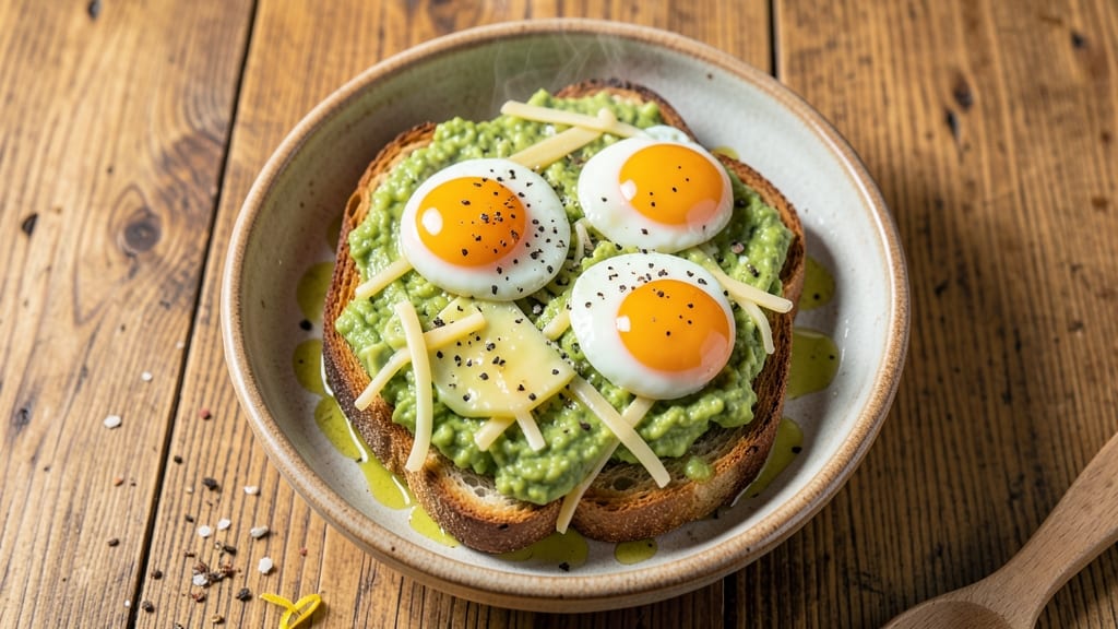 Avocado Cheese Egg Bread Recipe: Fluffy Layers of Savory Breakfast Bliss