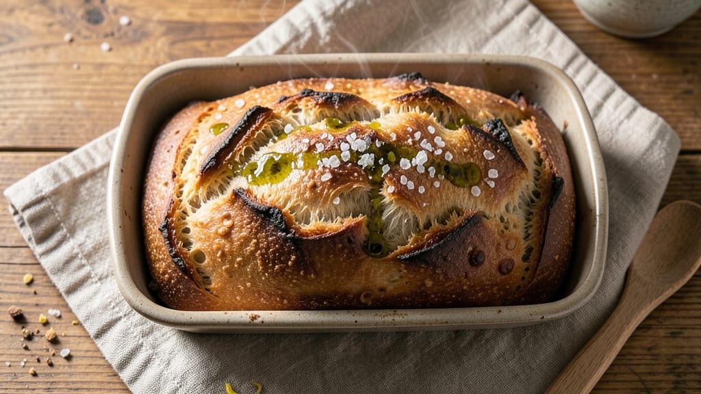 Air Fryer Artisan Bread Recipe: Crusty Crunch and Pillowy Softness in 10 Minutes