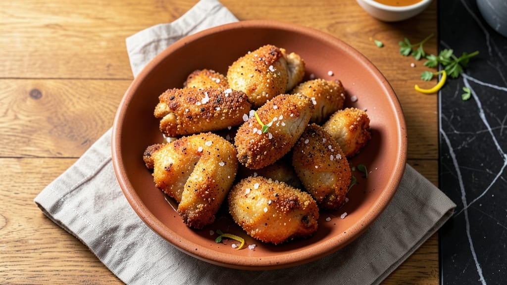 Air Fryer Fried Chicken Recipe with Bread Crumbs: Crispy-Gold Bites in 20 Minutes