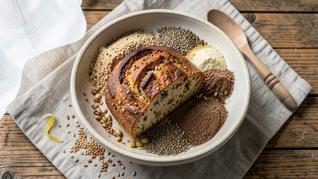 9-Grain Flour Bread Machine Recipe: Diverse Seed Texture and Hearty Crust