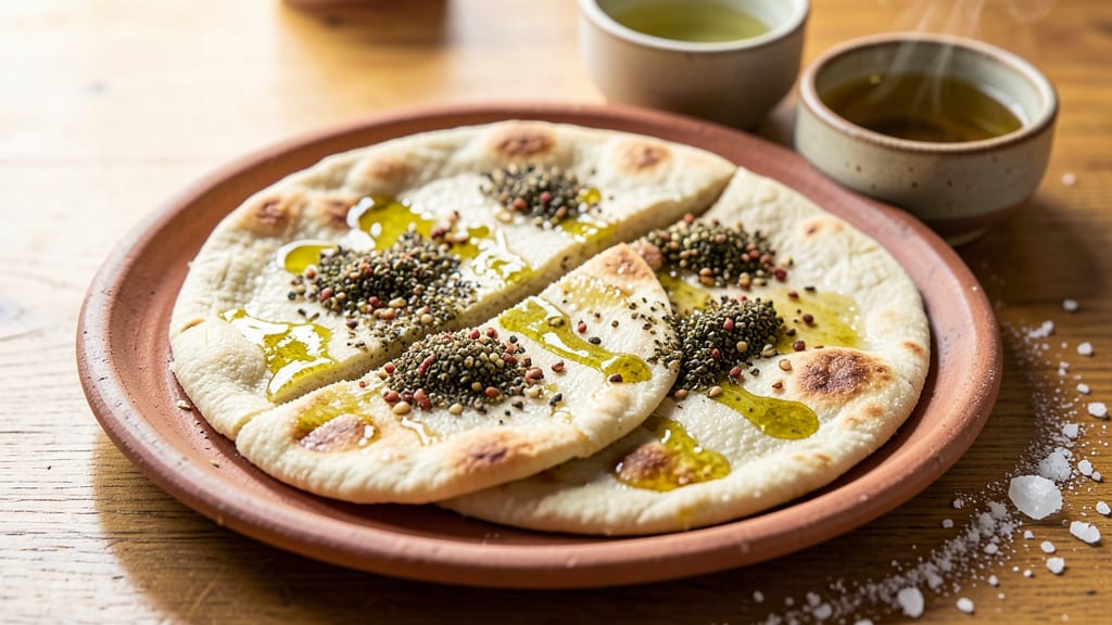 American Indian Flat Bread Recipe: Warm Za'atar Crunch With Pillowy Softness Inside