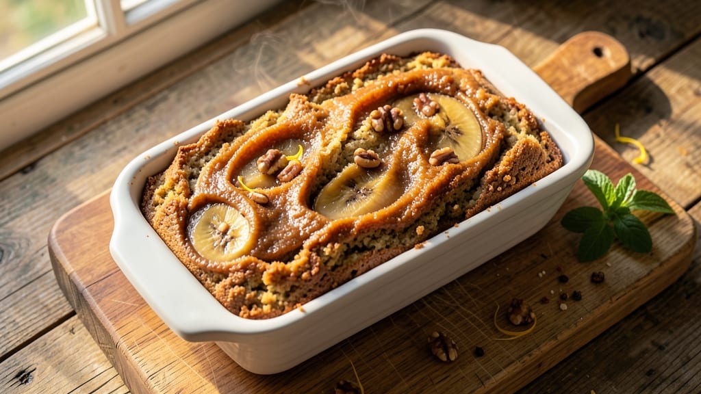 Allie Chernick's Banana Bread Recipe: Moist Crumb With Walnut Swirls and Vanilla Infusion