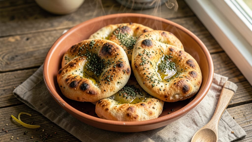 Albanian Pita Bread Recipe: Za'atar-Spiced Crust With Soft, Pillowy Layers