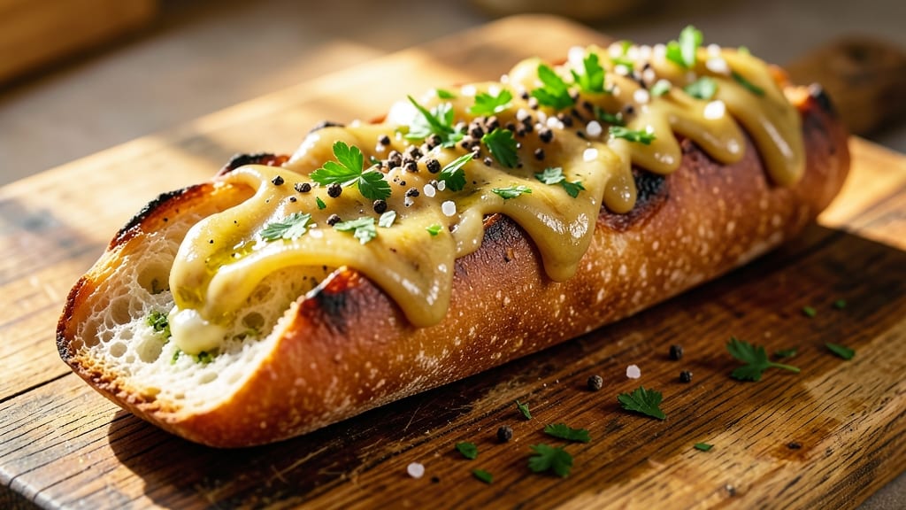 Authentic Italian Garlic Bread Recipe: Buttery Knife-Twist for Crispy-Gold Crusts